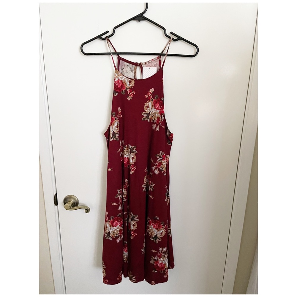 Cute Spaghetti Strap Swing Dress